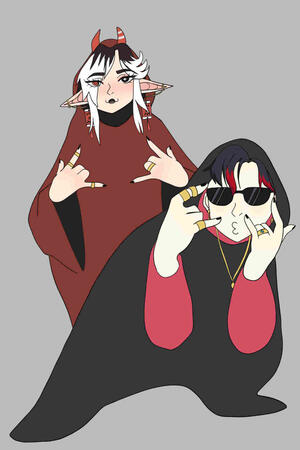 Shadow wizard Vaille peach